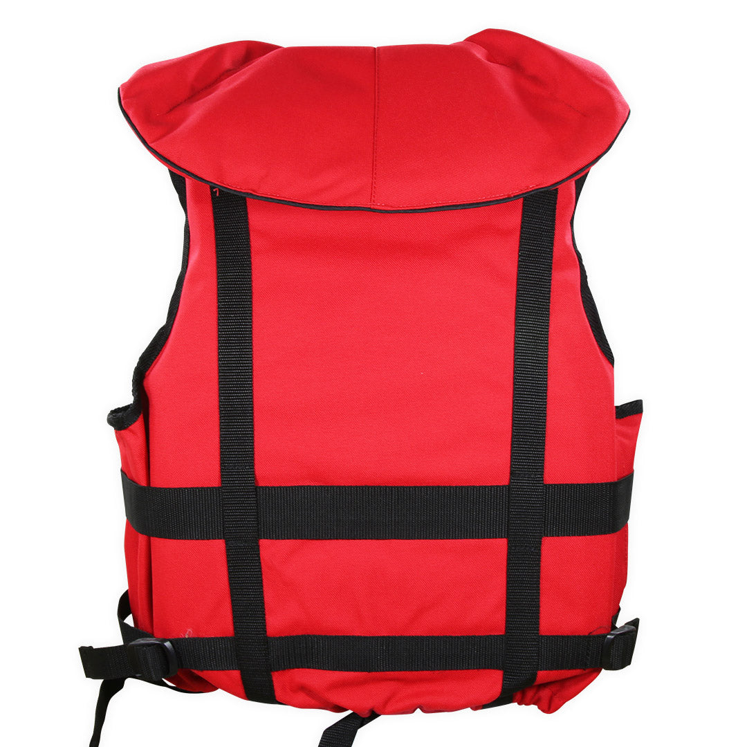 Photo du Gilet Expedition Club Plus Rouge - Gilet raft Aquadesign - vue d'arrière