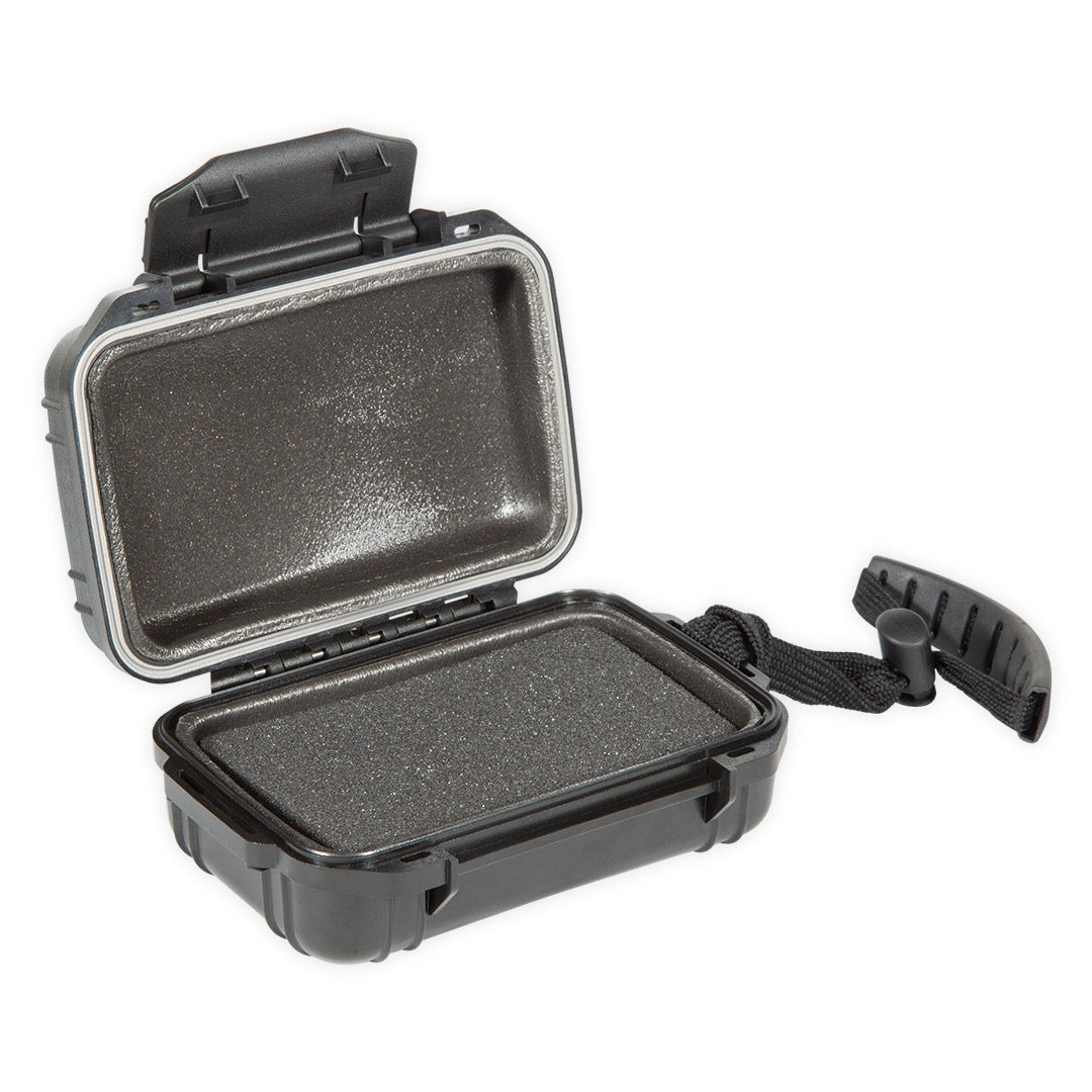 Photo de produit de la boite etanche du Dropp inn Aquadesign, vue d'angle, ouvert