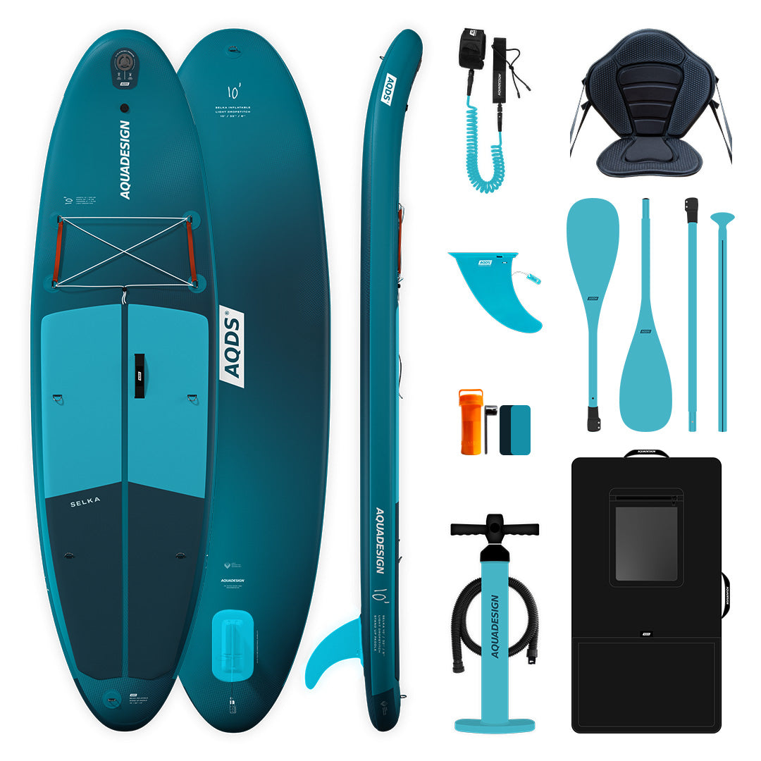 SELKA 10' - PACK STAND UP PADDLE GONFLABLE CONVERTIBLE