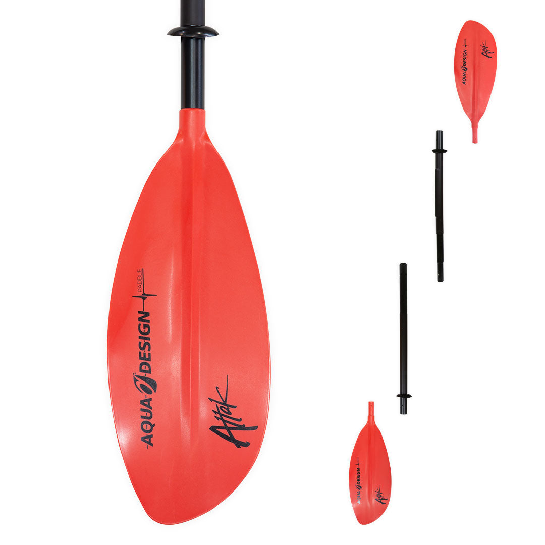 ATTAK 4 - PAGAIE DOUBLE 4 PARTIES POUR CANOE KAYAK