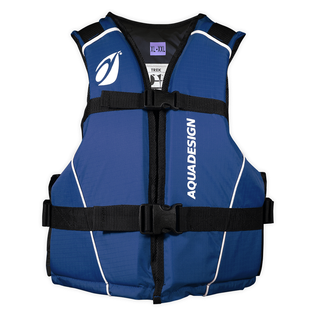 Gilet aide à la flottabilité 70N Trek Colors Aquadesign bleu marine taille XL/XXL, vue face
