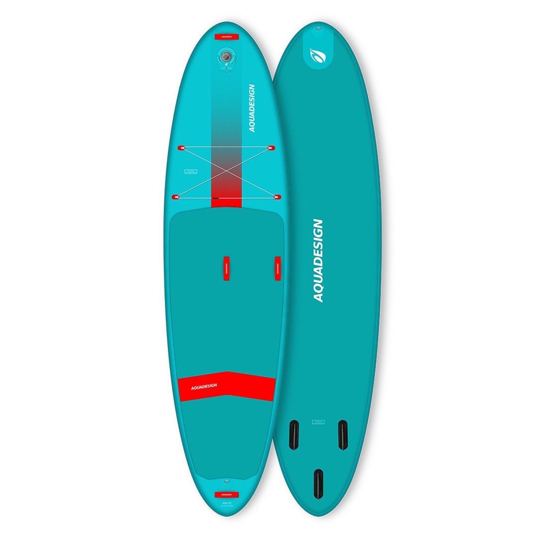 Photo Packshop avant et arrière de la planche de stand up paddle SIGMA 10'8