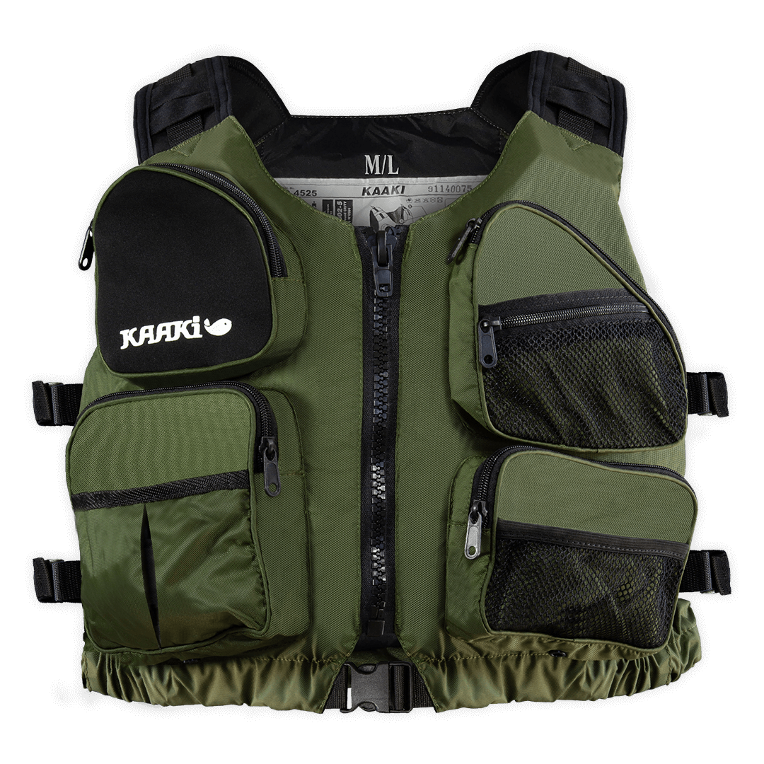 KAAKI 50N - GILET D'AIDE À LA FLOTTABILITÉ PÊCHE
