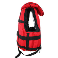 Photo du Gilet Expedition Club Plus Rouge - Gilet raft Aquadesign - vue de coté
