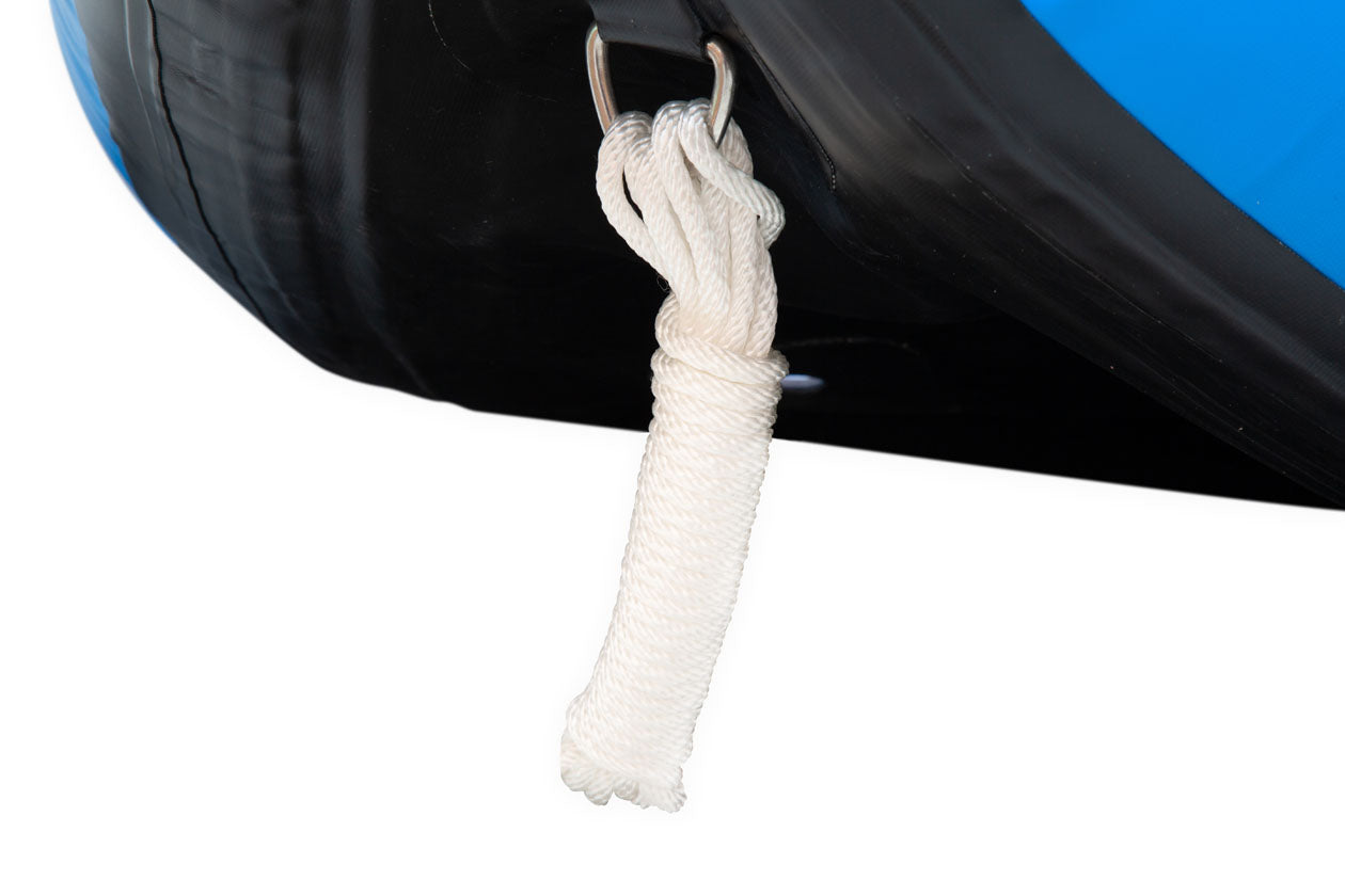 Photo de detail du bout de remorquage du canoe kayak vista Aquadesign
