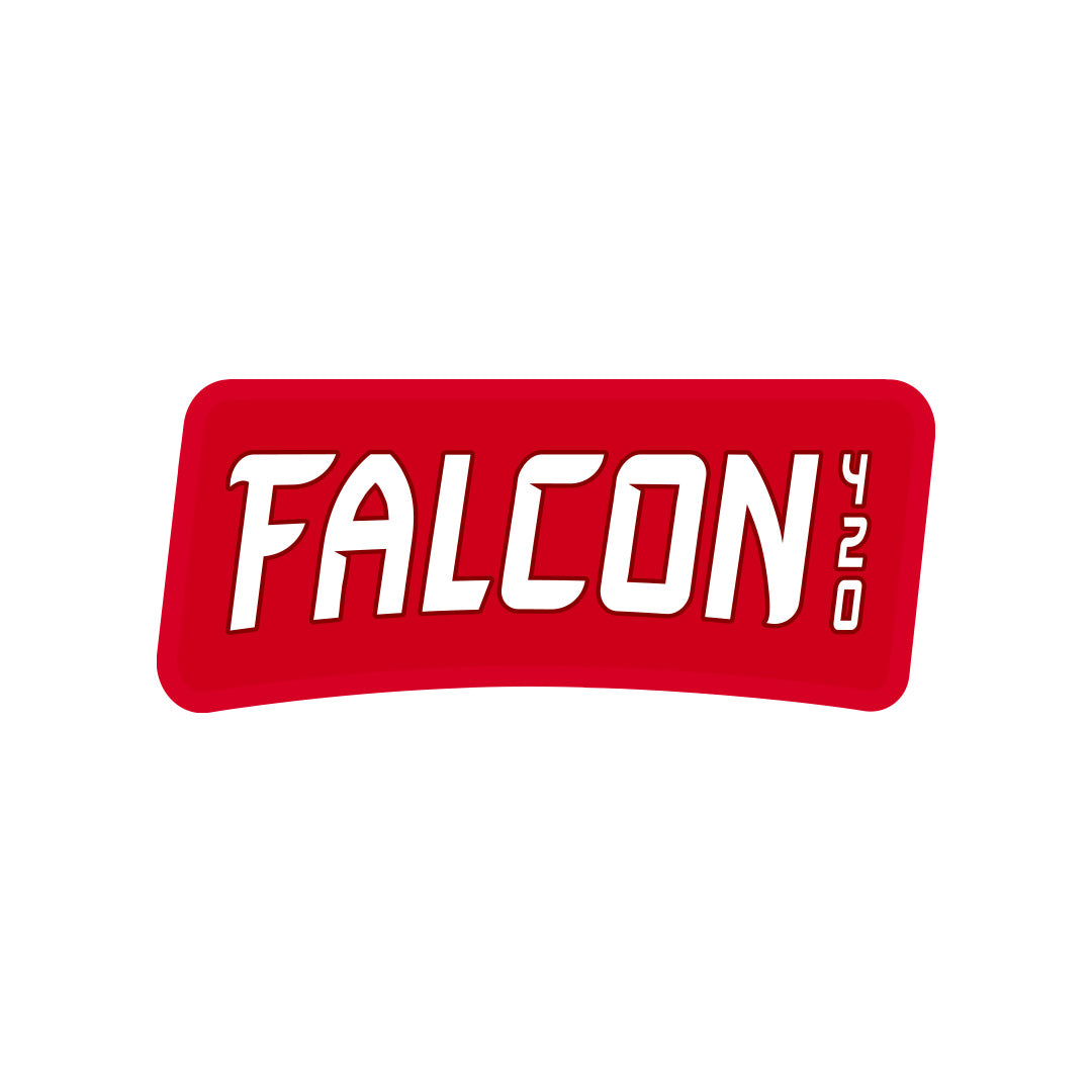 Logo moulé du logo raft falcon 420 Rouge