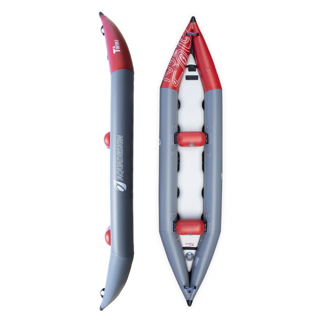 Photo du Canoe Kayak Twiki II Aquadesign - Vue de face et de coté