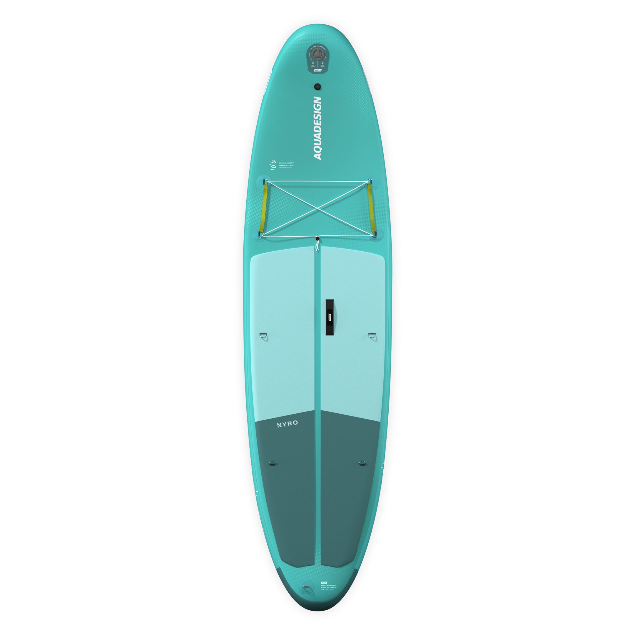 Aqua Design Nyro 10'6 paddleboard na vodě