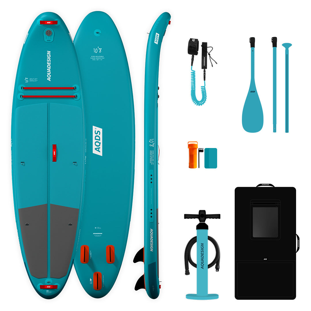 EYRO 10'8 - PACK STAND UP PADDLE GONFLABLE PROS FUSION