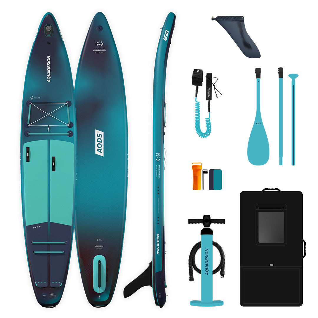 FYRA 12'6 - PACK STAND UP PADDLE GONFLABLE