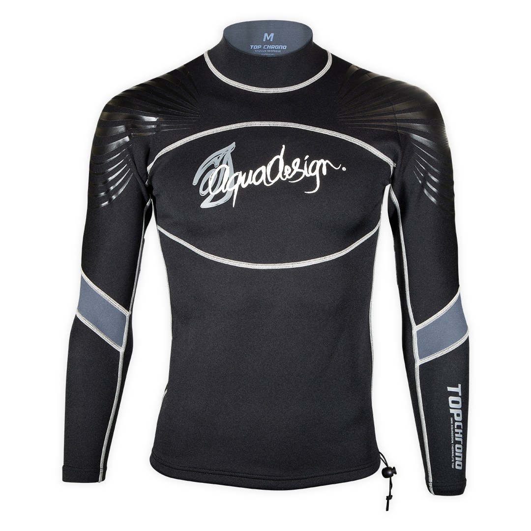 TOP CHRONO 1.5MM - T-SHIRT NEOPRENE TITANIUM
