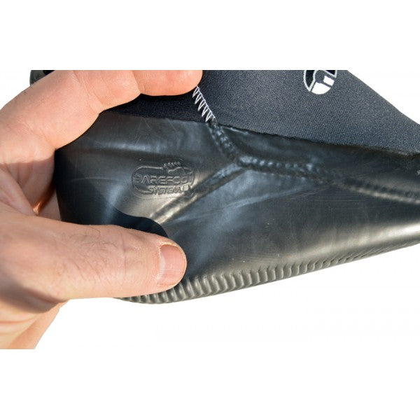 Photo de l'intérieur de la chaussette Atan Fun Pro 30 - Zoom sur le talon