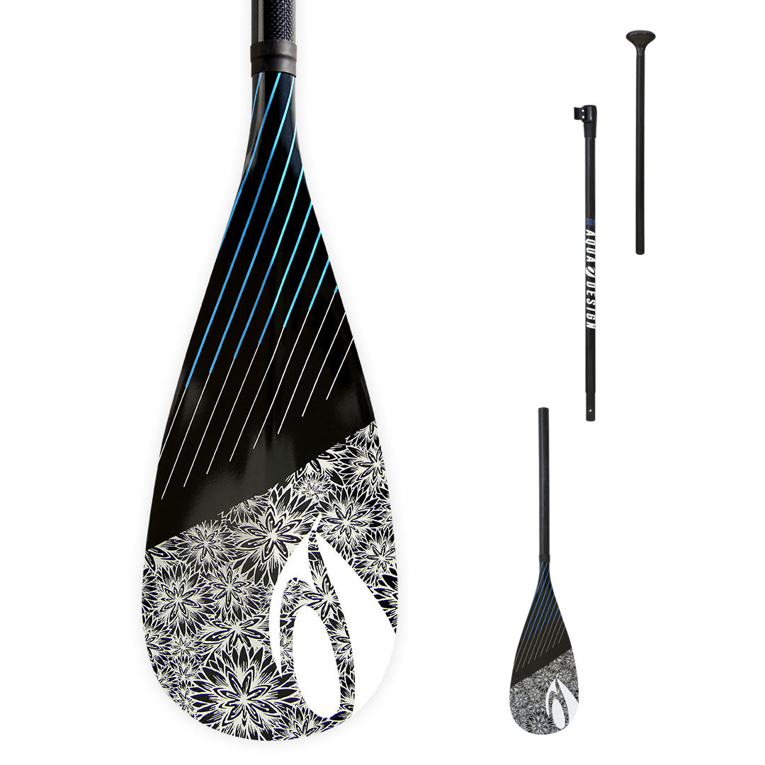 AURA 3 - 3-PIECE SUP PADDLE MADE OF CARBON AND FIBER