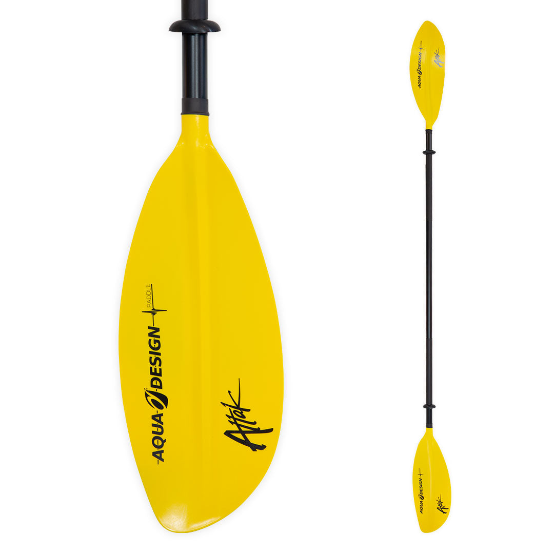 ATTAK 1 - PAGAIE DOUBLE 1 PARTIE POUR CANOE KAYAK