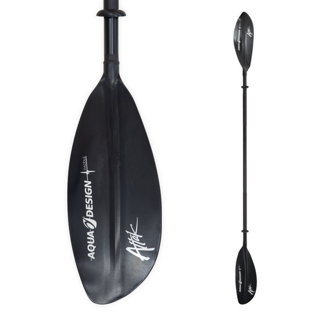 ATTAK 1 - PAGAIE DOUBLE 1 PARTIE POUR CANOE KAYAK