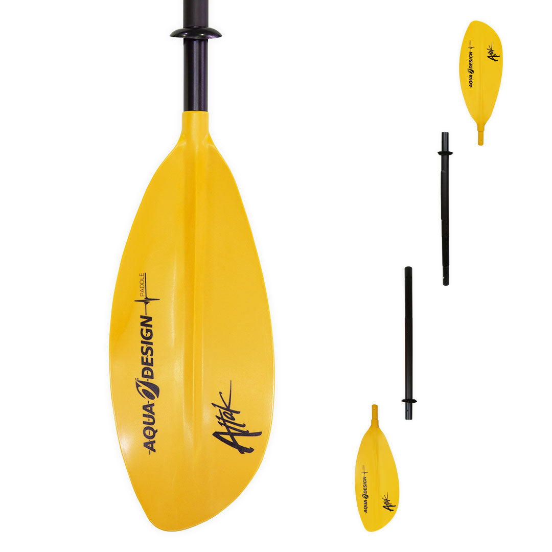 ATTAK 4 - PAGAIE DOUBLE 4 PARTIES POUR CANOE KAYAK