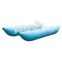 Simulation du cataraft el reloy Aquadesign avec un frame