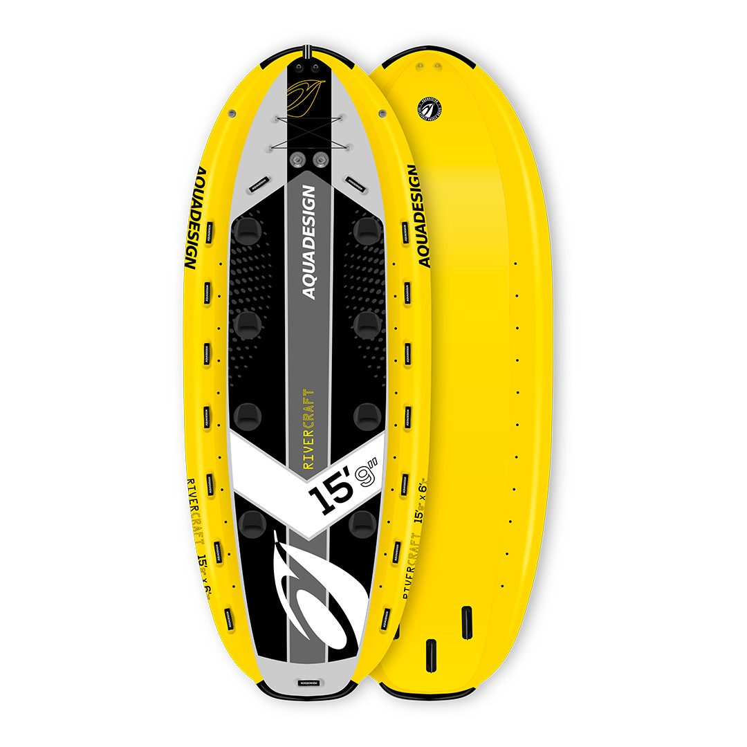 RIVERCRAFT 15'9 - GIANT PACK PADDLE BOARD - UP TO 8 PEOPLE/800KG