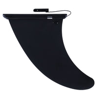 Aileron SUP universel noir – vue profil, fixation rail coulissante démontable – Aquadesign