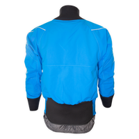 Anorak kayak étanche Hiptech Top bleu dos sur mannequin Aquadesign