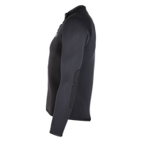 Bolero Keeps 4mm néoprène noir – profil latéral avec protection coude texturée – Aquadesign