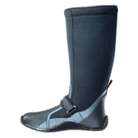 Botte néoprène Hydroboot 5mm noire profil intérieur, néoprène texturé, semelle crantée, Aquadesign