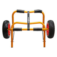 Chariot kayak SUP Trail orange face, structure ouverte double étage pour planches larges Aquadesign