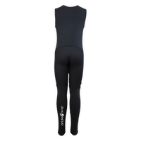Combinaison long john néoprène enfant Zip Junior 3mm noire dos, zip dorsal Aquadesign