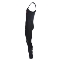 Combinaison Long John Standard 3mm noire profil, silhouette élancée, néoprène sans manches Aquadesign