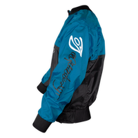 Coupe-vent kayak SUP Racing Aquadesign bleu et noir, vue de profil, studio