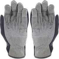 Paire gants Greydown, paumes Amara grises perforées gauche et droite, nautisme Aquadesign