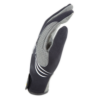 Gants Greydown profil intérieur 90°, Amara grise antidérapante, coupe ajustée nautisme Aquadesign