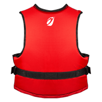 Gilet aide à la flottabilité 70N Trek Colors rouge Aquadesign taille M/L, vue dos lisse