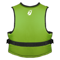 Gilet aide à la flottabilité 70N Trek Colors vert Aquadesign taille S, vue dos