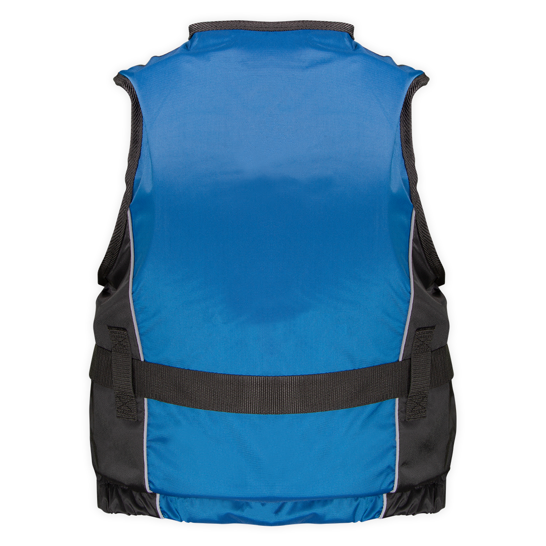 Gilet aide à la flottabilité Centre Club 70N bleu, vue dos Aquadesign