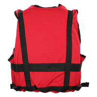 Gilet flottabilité raft Expédition Club 140N rouge dos studio Aquadesign