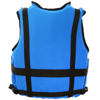 Gilet flottabilité raft Expédition Pro rouge dos, sangles réglables 140N Aquadesign