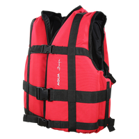 Gilet flottabilité raft Expédition Pro rouge face avant, 140N Aquadesign