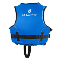 Gilet d'aide à la flottabilité Slider Club 50N bleu et noir vue de dos – Aquadesign