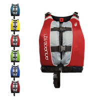 Gamme gilets Twist Club Colors 70N Aquadesign : vert, rouge, jaune, bleu et bordeaux, kayak et SUP