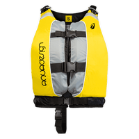 Gilet d’aide à la flottabilité 70N Twist Club Aquadesign jaune taille S, face, studio