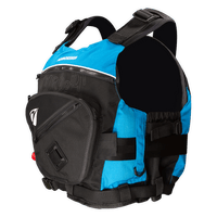 Gilet d'aide à la flottabilité 50N Upano Aquadesign bleu, vue trois-quarts, studio