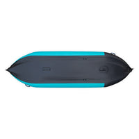 Fond de coque kayak Koloa 360 gonflable Aquadesign, gris anthracite avec emplacements ailerons