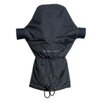 Manchons kayak Bounter gris anthracite coupe-vent, face avant manchettes Aquadesign