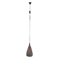 Pagaie SUP Instinct orange Aquadesign — pagaie réglable 2 parties complète, vue profil entier