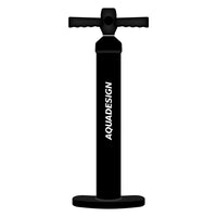 Pompe manuelle Aquadesign Aqua Pump noire double action SUP kayak 29 PSI