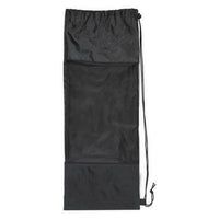 Sac de rangement filet noir de la pompe SUP Suprafit Aquadesign, vue face avec cordon de serrage