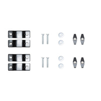 Kit de fixation J Rack Aquadesign – plaques, vis et écrous pour 2 bras kayak canoë