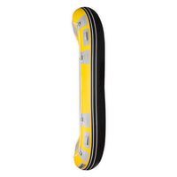 Raft Avanti 290 jaune profil lateral vertical, tubulaire compact 4 places Aquadesign