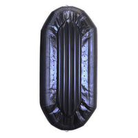 Raft Avanti 380, vue du dessous plancher auto-videur PVC noir — Aquadesign